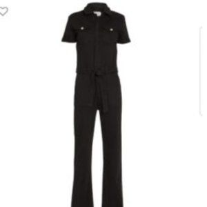 Frame Denim Black Jumpsuit